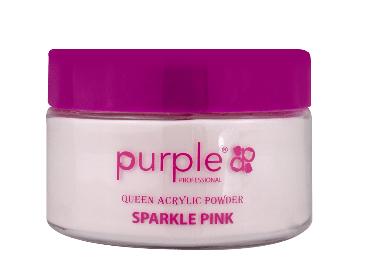 Purple Professional Queen Acryl Poeder Sparkle Pink 50gr