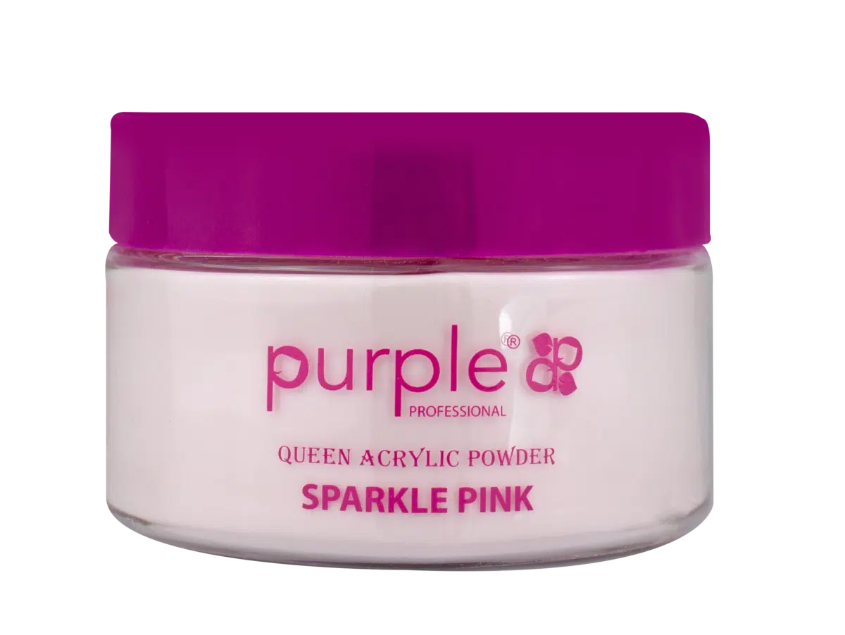 Purple Professional Queen Acryl Poeder Sparkle Pink 50gr