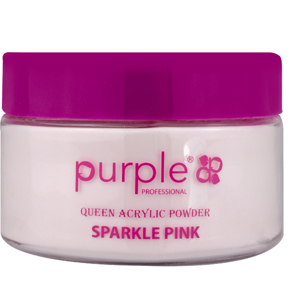 Purple Professional Queen Acryl Poeder Sparkle Pink 50gr