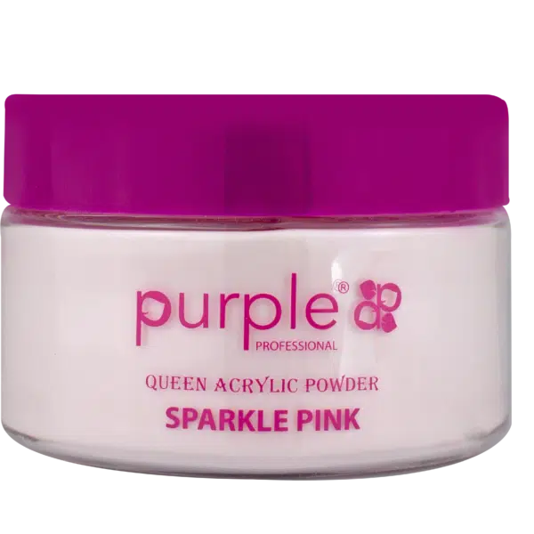 Purple Professional Queen Acryl Poeder Sparkle Pink 50gr