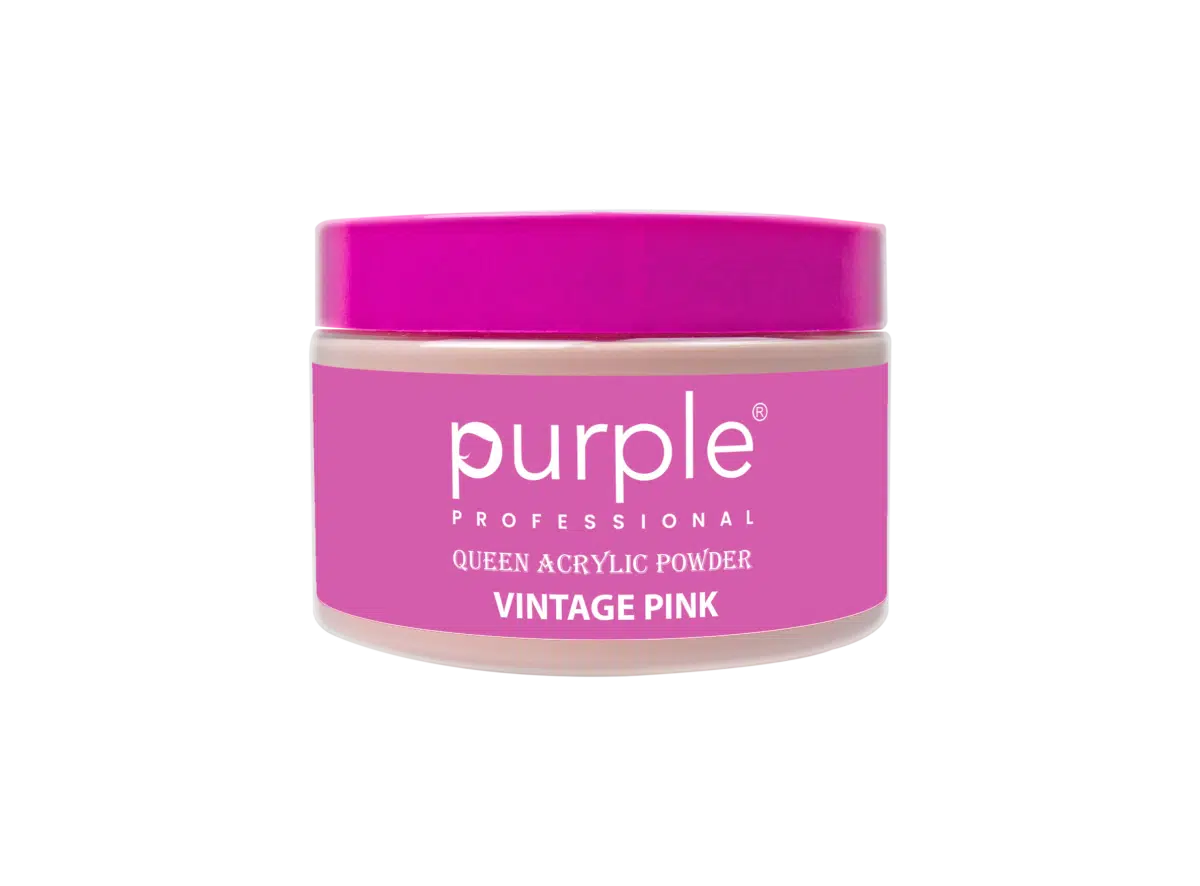 Purple Professional Queen Acryl Poeder Vintage Pink 50gr Purple Professional Queen Acryl Poeder Vintage Pink 50gr
