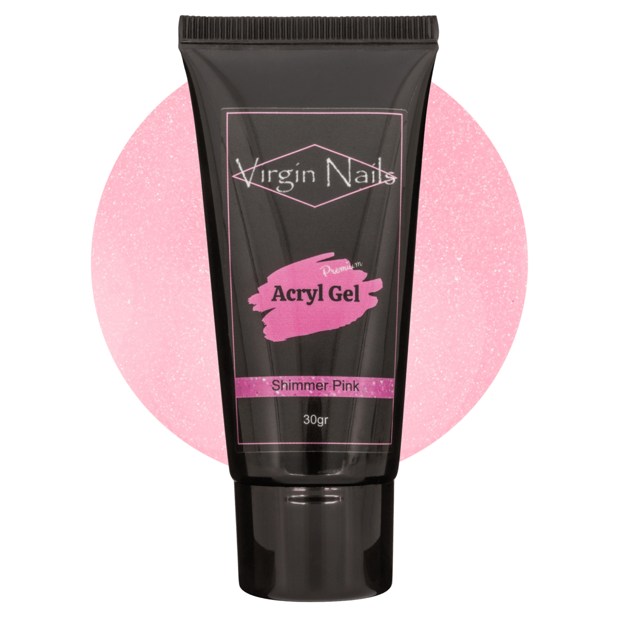 Virgin Nails Acryl Gel Premium "Shimmer Pink" 30gr Virgin Nails Acryl Gel Premium "Shimmer Pink" 30gr