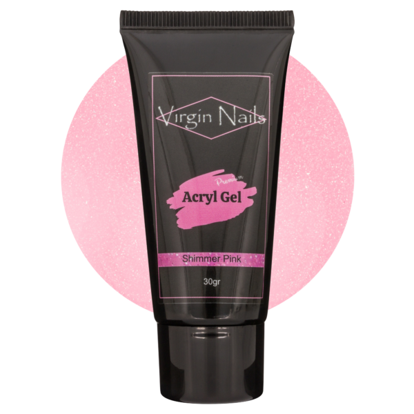 Virgin Nails Acryl Gel Premium "Shimmer Pink" 30gr