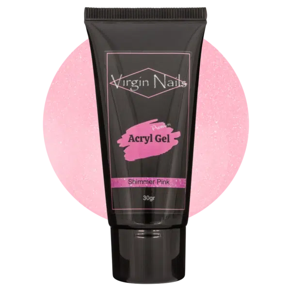 Virgin Nails Acryl Gel Premium "Shimmer Pink" 30gr