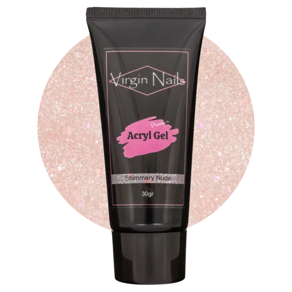 Virgin Nails Acryl Gel Premium "Shimmery Nude" 30gr