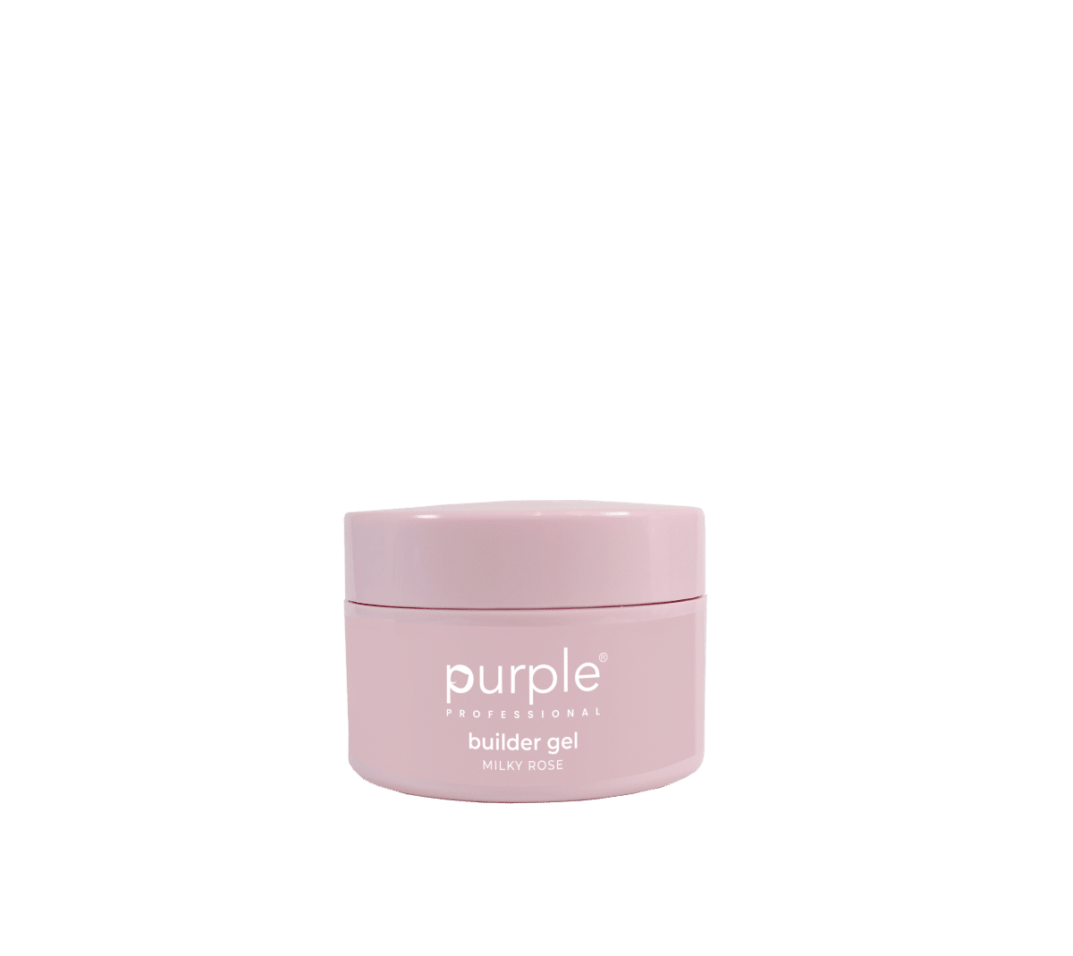 Purple Professional Builder Gel - Milky Rose 15gr.