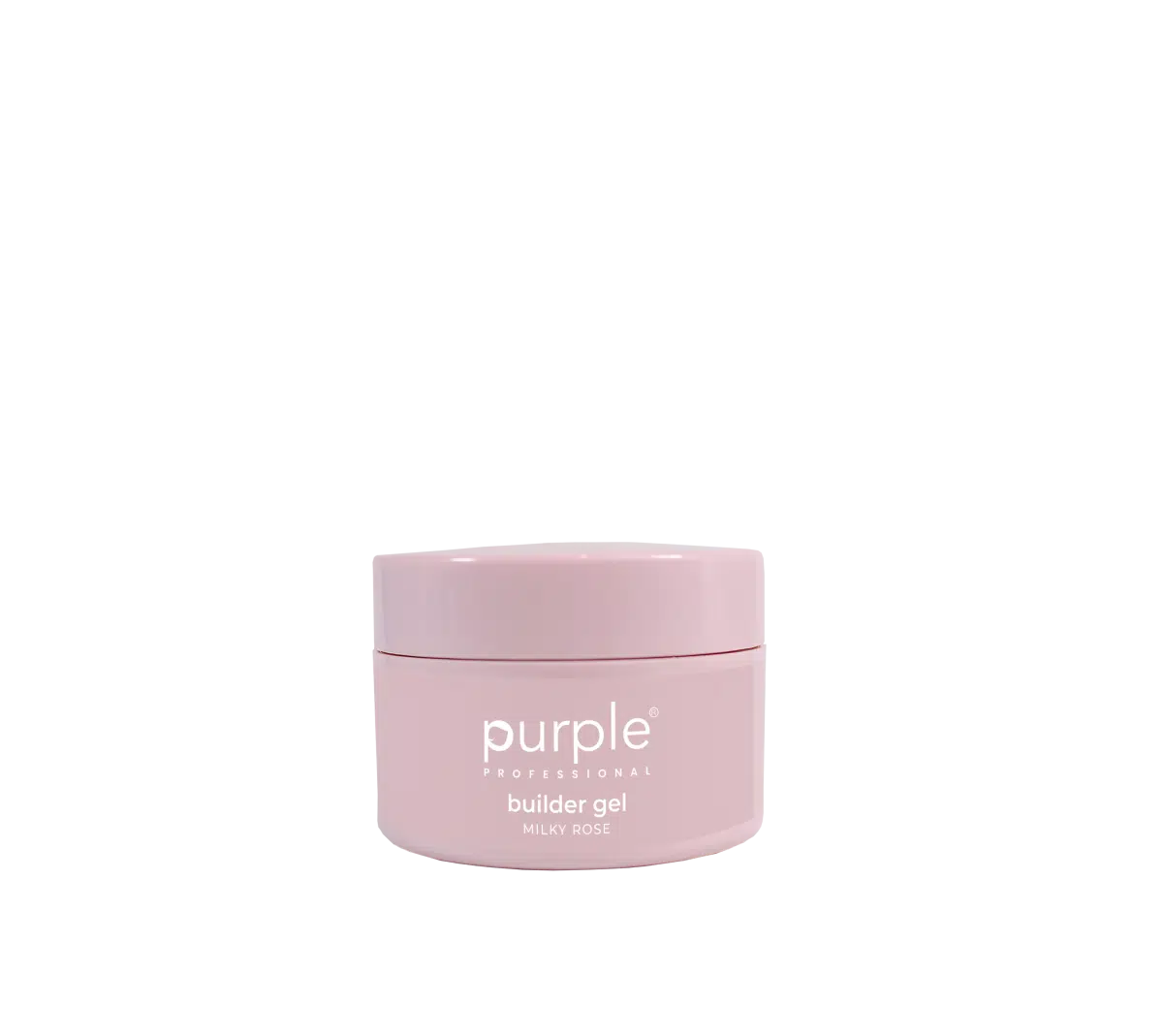 Purple Professional Builder Gel - Milky Rose 15gr.