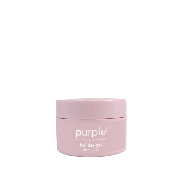 Purple Professional Builder Gel - Milky Rose 15gr.