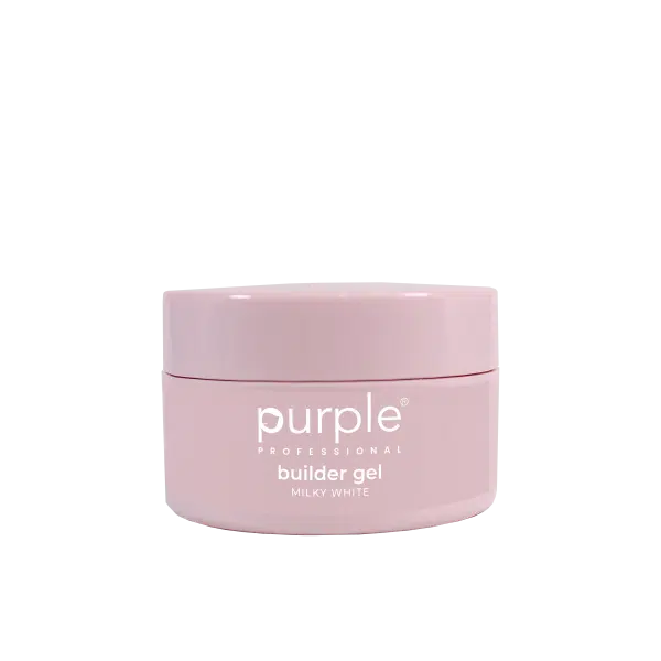 Purple Professional Builder Gel - Milky White 50gr.