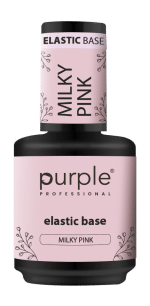 Purple Professional Elastic Base "Milky Pink" 15ml