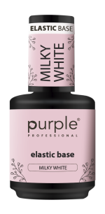 Purple Professional Elastic Base "Milky White" 15ml