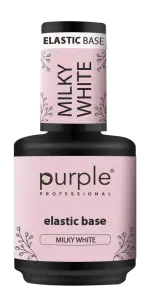 Purple Professional Elastic Base "Milky White" 15ml