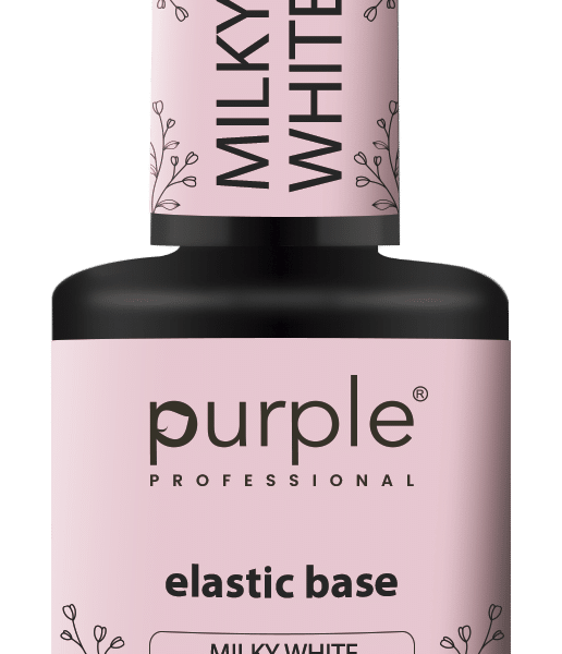 Purple Professional Elastic Base "Milky White" 15ml