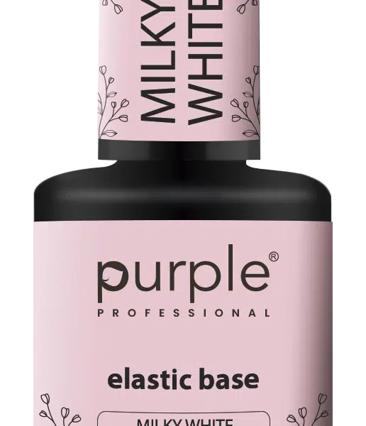 Purple Professional Elastic Base "Milky White" 15ml