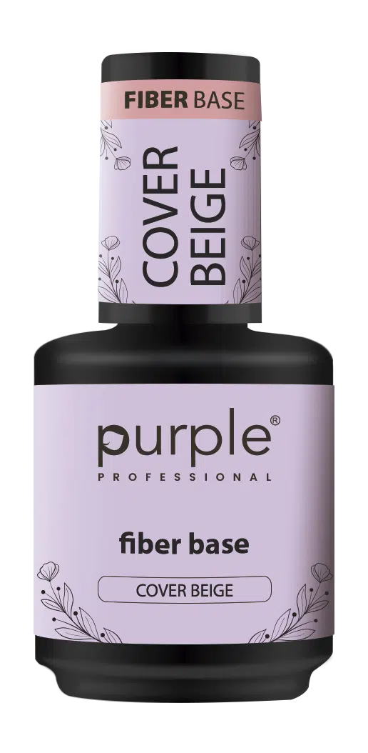 Purple Professional Fiber Base "Cover Beige" 15ml Purple Professional Fiber Base "Cover Beige" 15ml