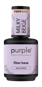 Purple Professional Fiber Base "Milky Beige" 15ml