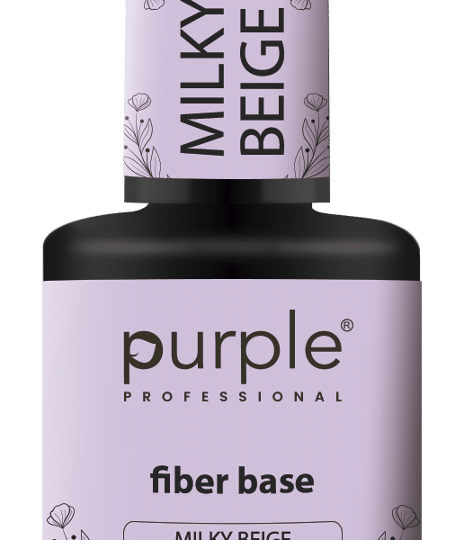 Purple Professional Fiber Base "Milky Beige" 15ml