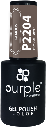 Purple Professional Gel Polish Famous Tower 10ml (P2204)