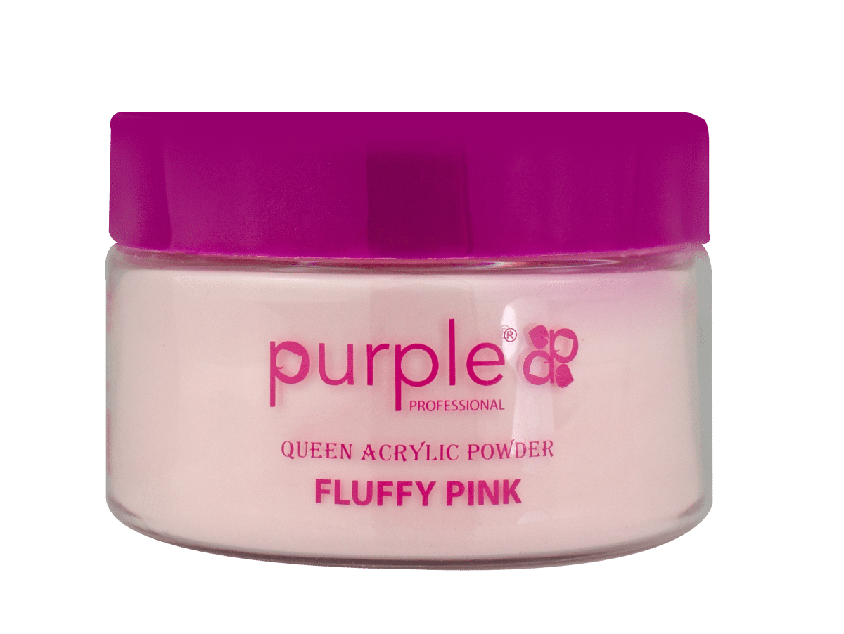 Purple Professional Queen Acryl Poeder Fluffy Pink 50gr