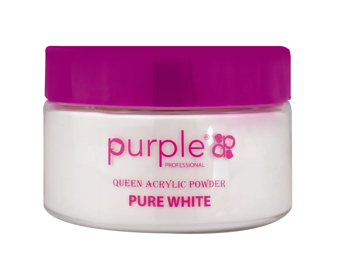 Purple Professional Queen Acryl Poeder Pure White 50gr