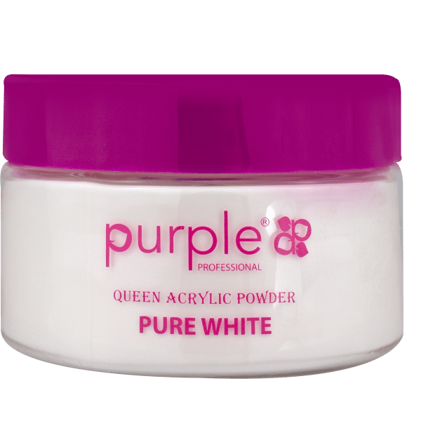 Purple Professional Queen Acryl Poeder Pure White 50gr
