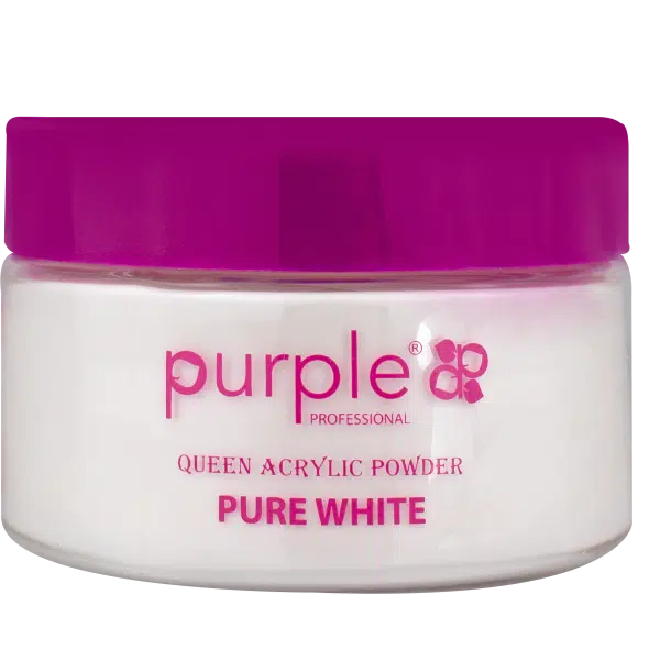 Purple Professional Queen Acryl Poeder Pure White 50gr