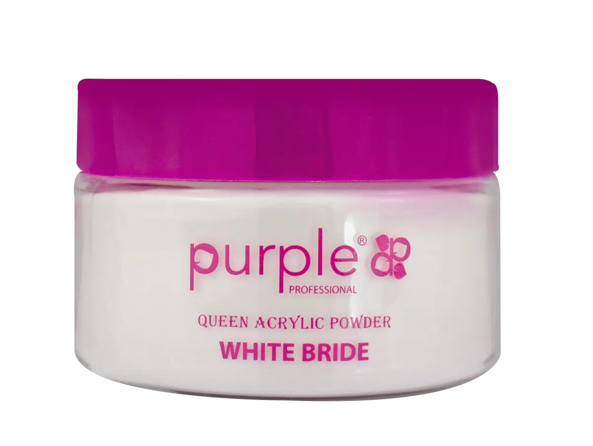 Purple Professional Queen Acryl Poeder White Bride 50gr