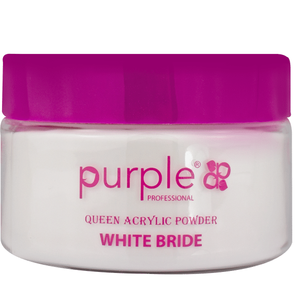Purple Professional Queen Acryl Poeder White Bride 50gr