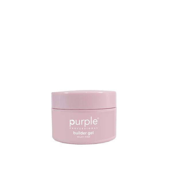 Purple Professional Builder Gel - Milky Pink 15gr.