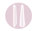 Purple Professional Dual Forms Almond Snake Effect 120st. (P1646)