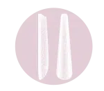 Purple Professional Dual Forms Almond Snake Effect 120st. (P1646)