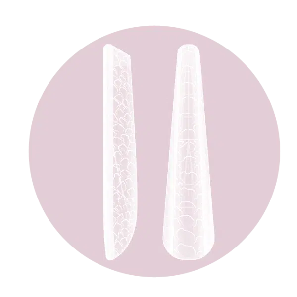 Purple Professional Dual Forms Almond Snake Effect 120st. (P1646)