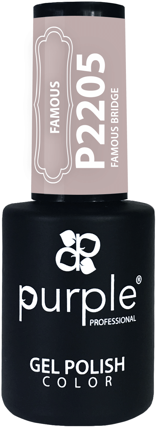 Purple Professional Gel Polish Famous Bridge 10ml (P2205) Purple Professional Gel Polish Famous Bridge 10ml (P2205)