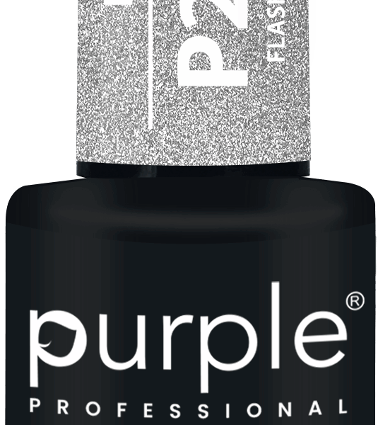 Purple Professional Gel Polish Flash Artic Silver 10ml (P2343)
