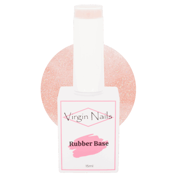 Virgin Nails Rubber Base Sparkle "Glamm" 15ml