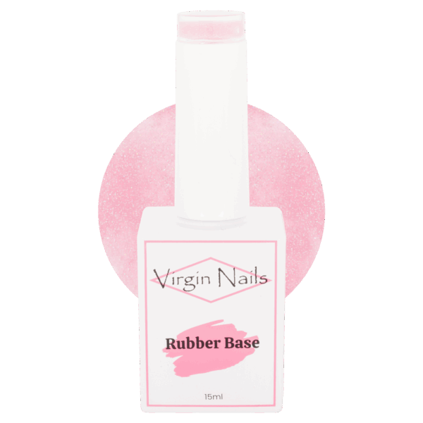 Virgin Nails Rubber Base Sparkle "Love It!" 15ml