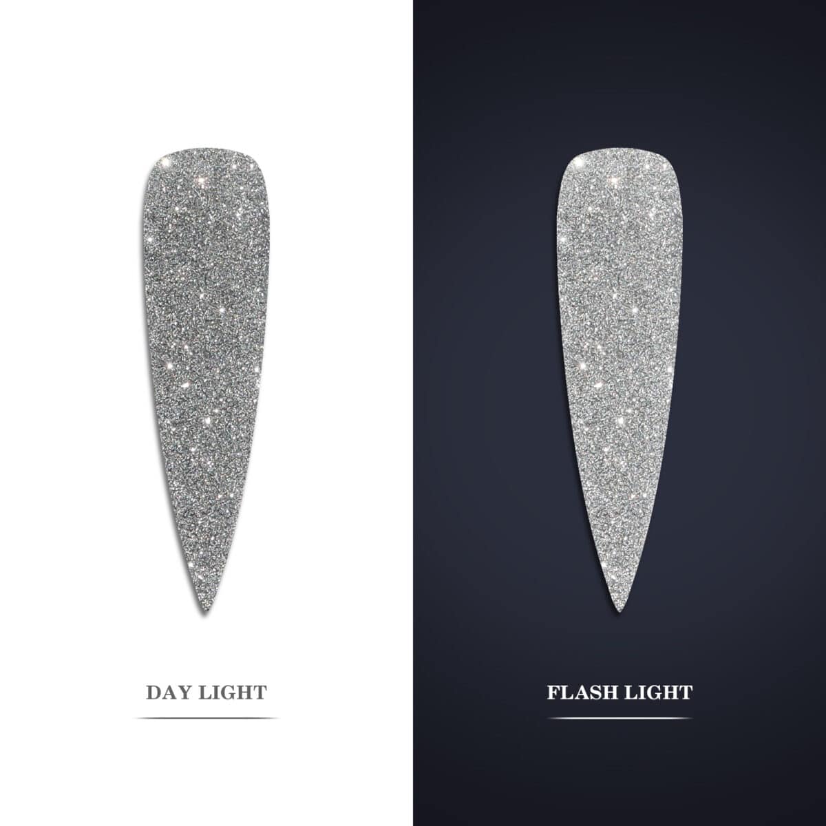 Laloo Flash Glitter Powder 1 - Silver