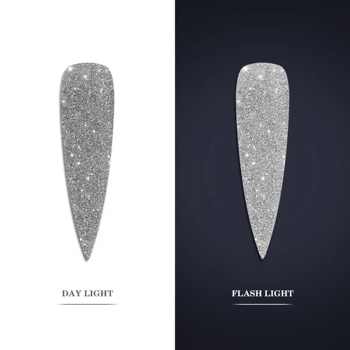 Laloo Flash Glitter Powder 1 - Silver