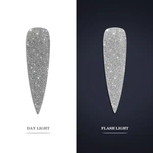 Laloo Flash Glitter Powder 1 - Silver