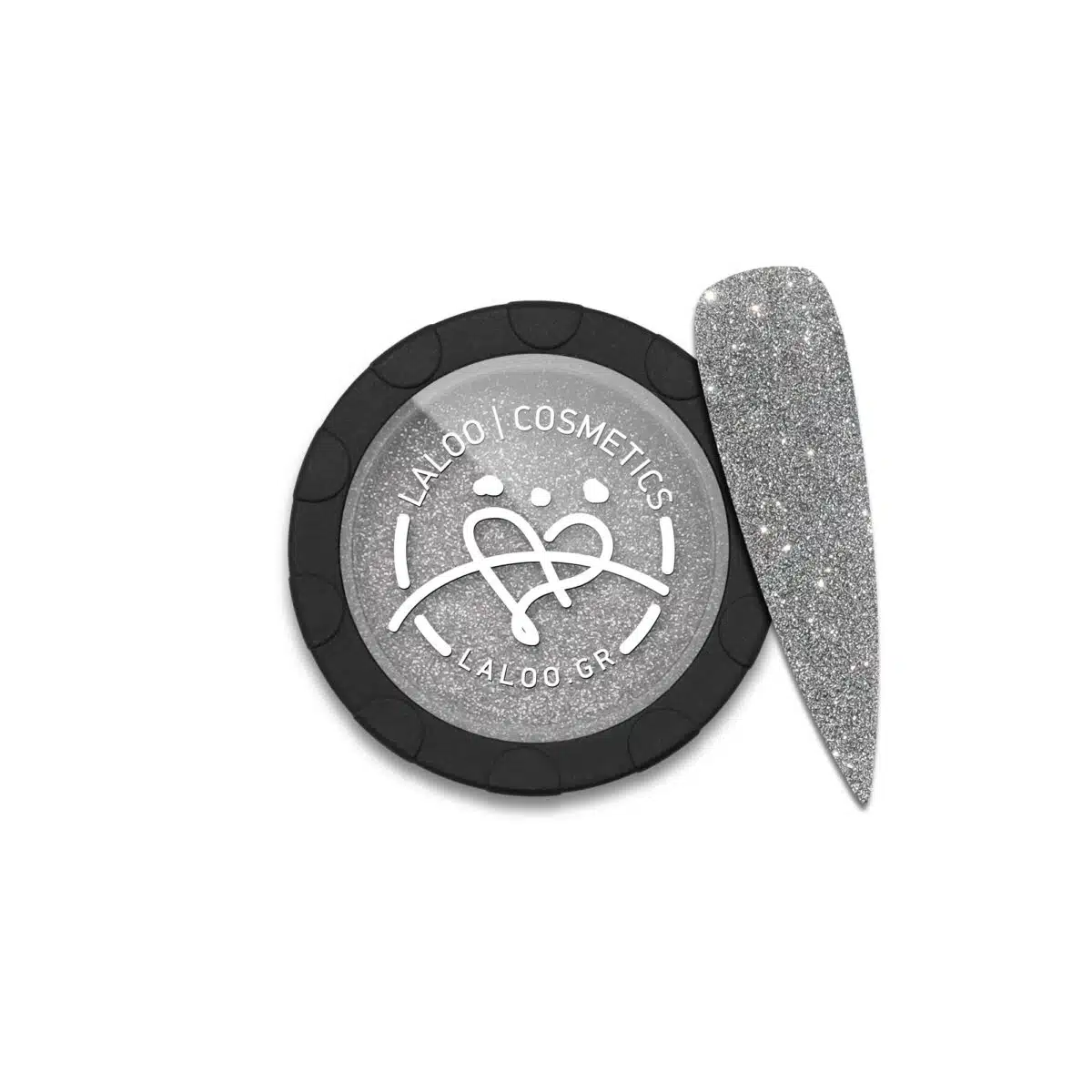 Laloo Flash Glitter Powder 1 - Silver