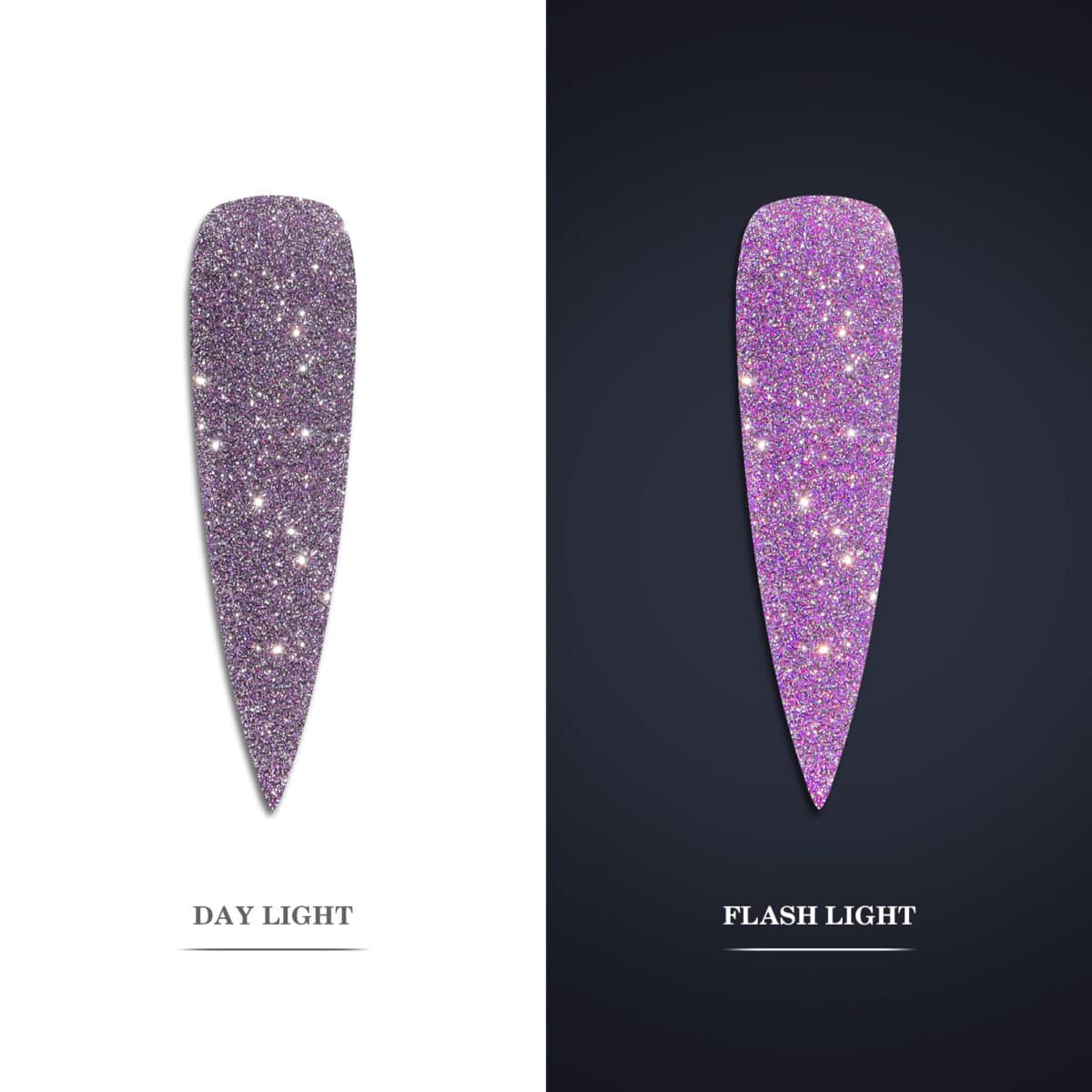 Laloo Flash Glitter Powder 3 - Purple