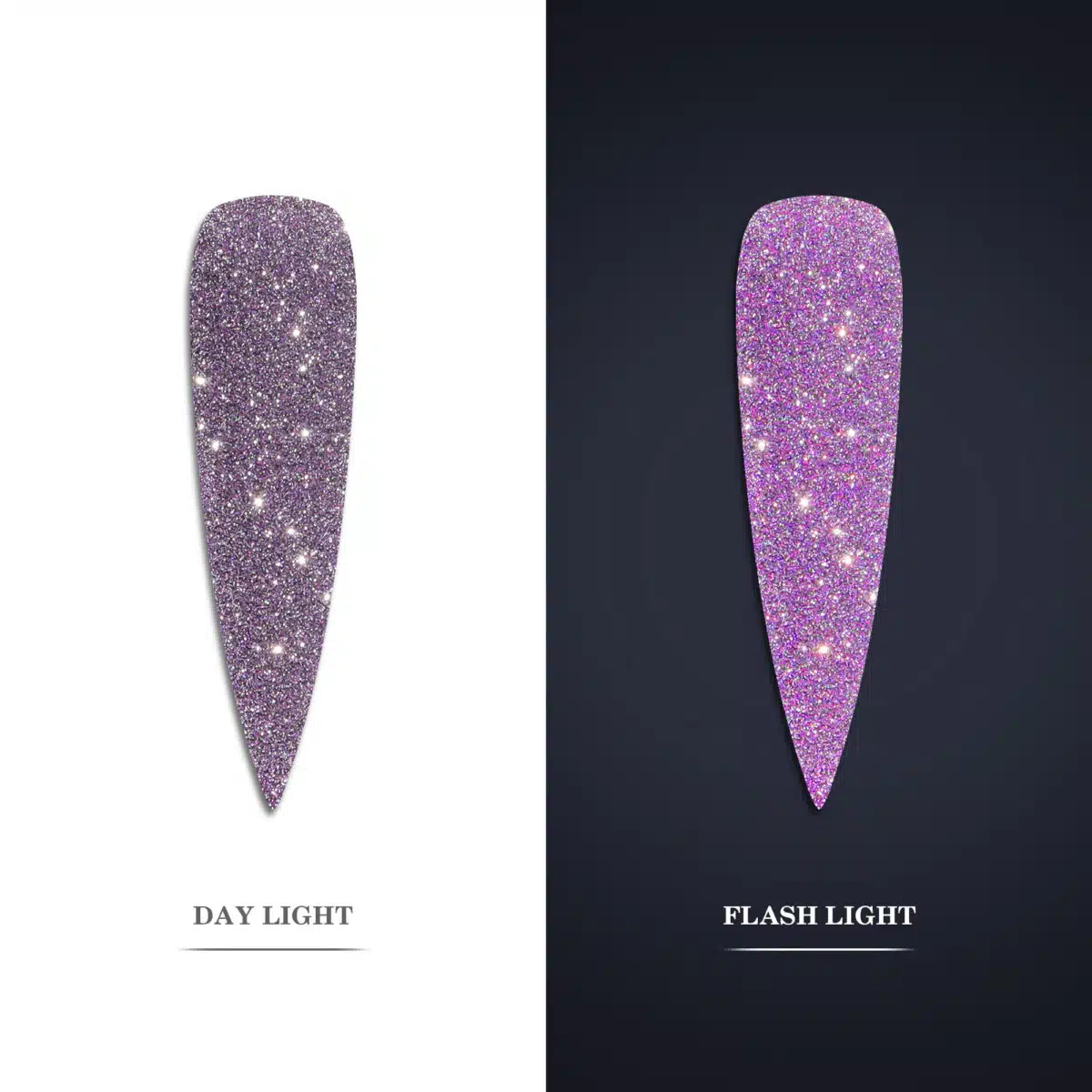 Laloo Flash Glitter Powder 3 - Purple