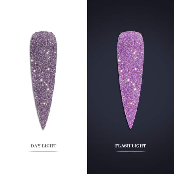 Laloo Flash Glitter Powder 3 - Purple