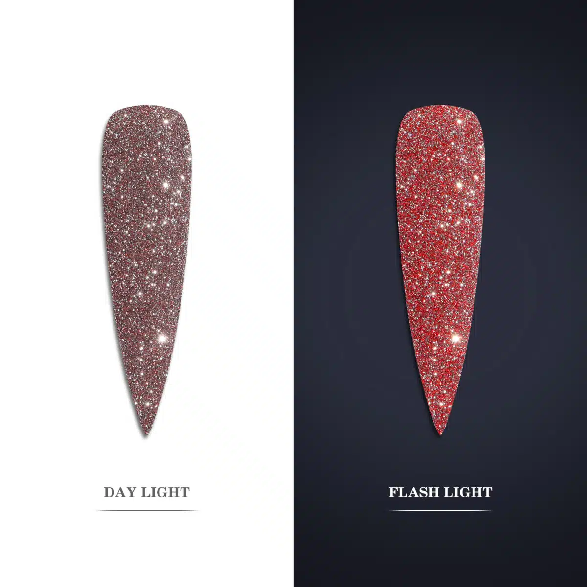 Laloo Flash Glitter Powder 6 - Light Red