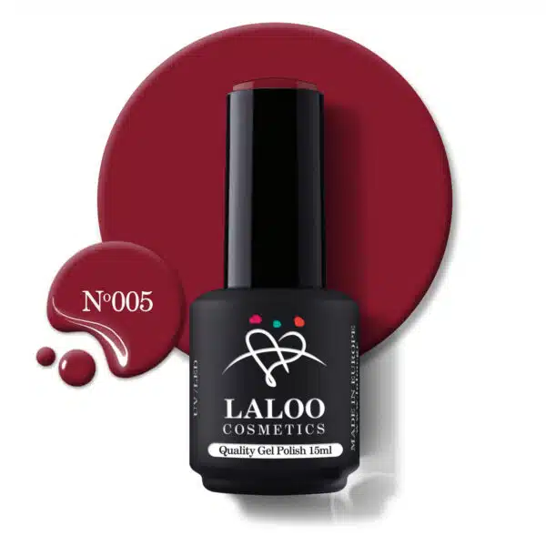 Laloo Gelpolish Dark Cherry No.005 - 15ml