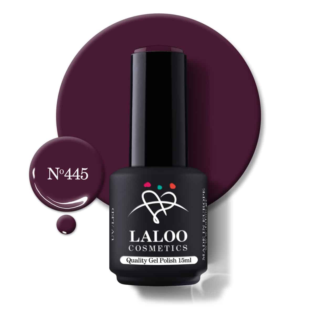 Laloo Gelpolish Deep Aubergine no.445 - 15ml