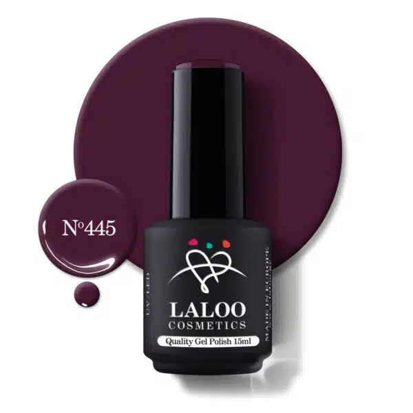 Laloo Gelpolish Deep Aubergine no.445 - 15ml