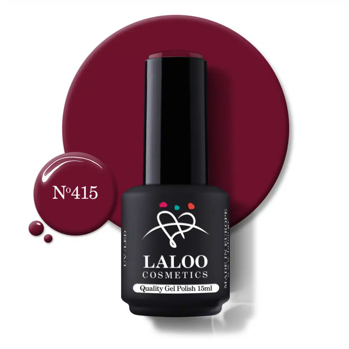 Laloo Gelpolish Fire Brick Red No.415 - 15ml