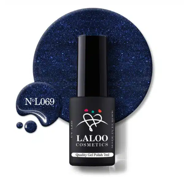 Laloo Gelpolish Shimmering Midnight Blue no.69 - 7ml
