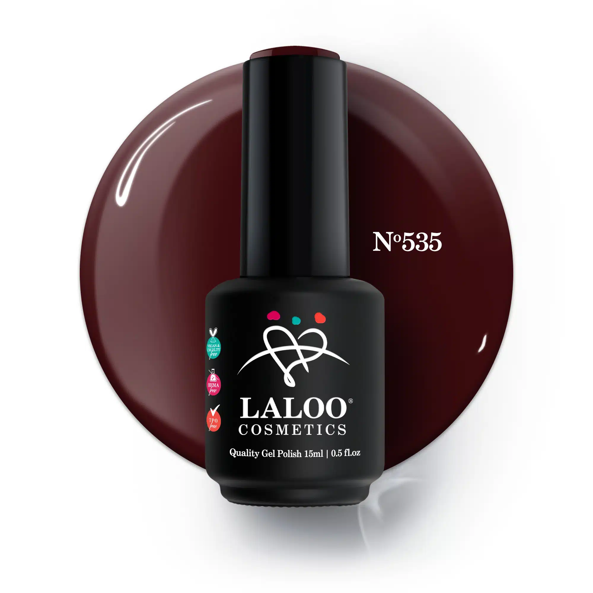 Laloo Gelpolish Wild Currant no.535 - 15ml Laloo Gelpolish Wild Currant no.535 - 15ml